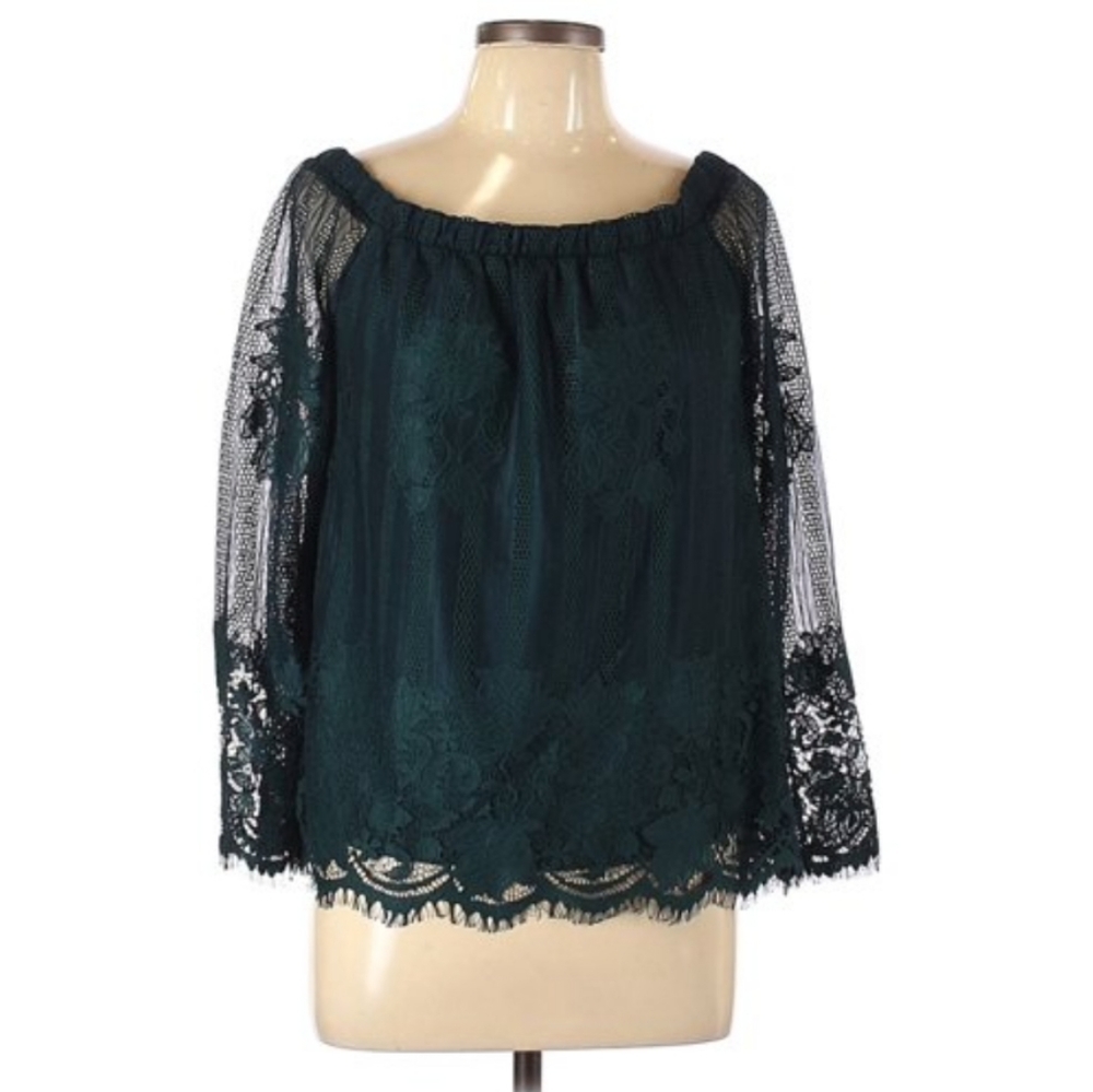 Strapless Lace Blouse